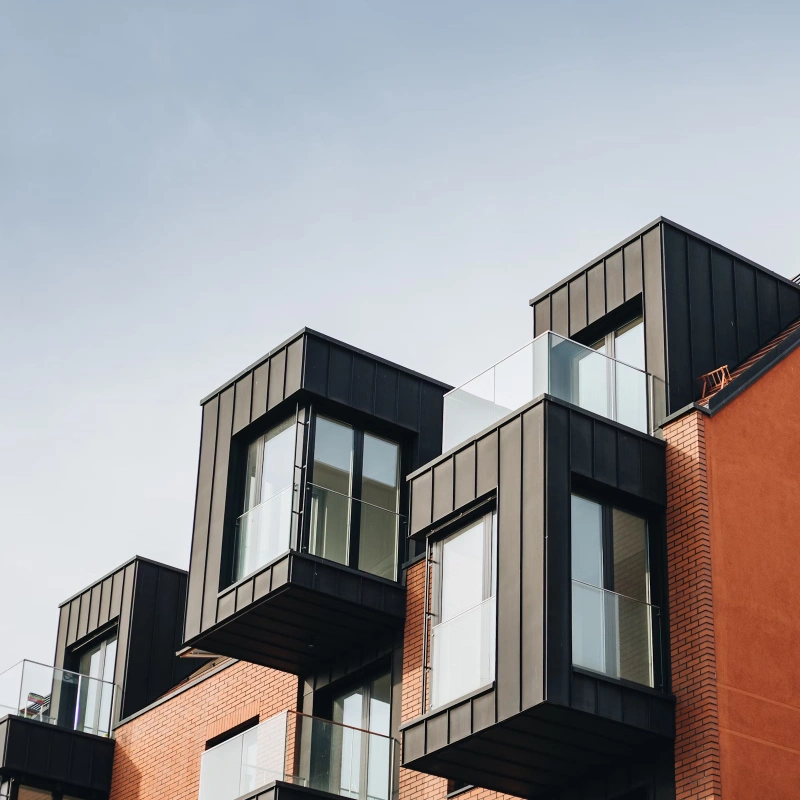 modern type residential construction